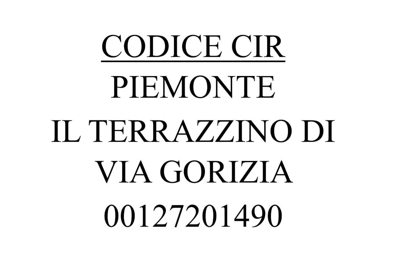 Apartamento Il Terrazzino Di Via Gorizia Turín Exterior foto